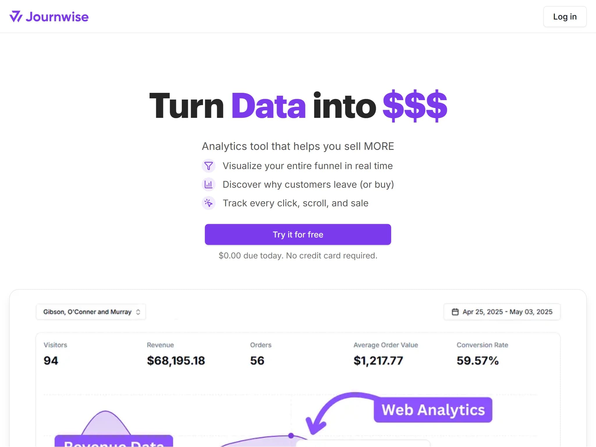 Journwise screenshot